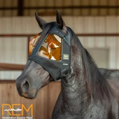 XPERTEQUINE Masque cheval anti-uv anti lumière bleu uveite Restoration Equine Mask - Xpert Equine< Masque Et Couverture Anti-Uv Cheval|Uveite Cheval