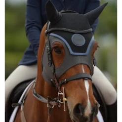 FENWICK Masque cheval relaxant sans oreilles - Technologie Titane Liquide -< Equipement Concours|Masque Anti-Stress Cheval