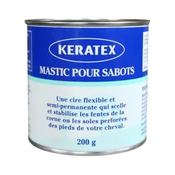 KERATEX Mastic pour sabots cheval 200 g -< Abcès Sabot Cheval|Fourmillère Sabot Cheval