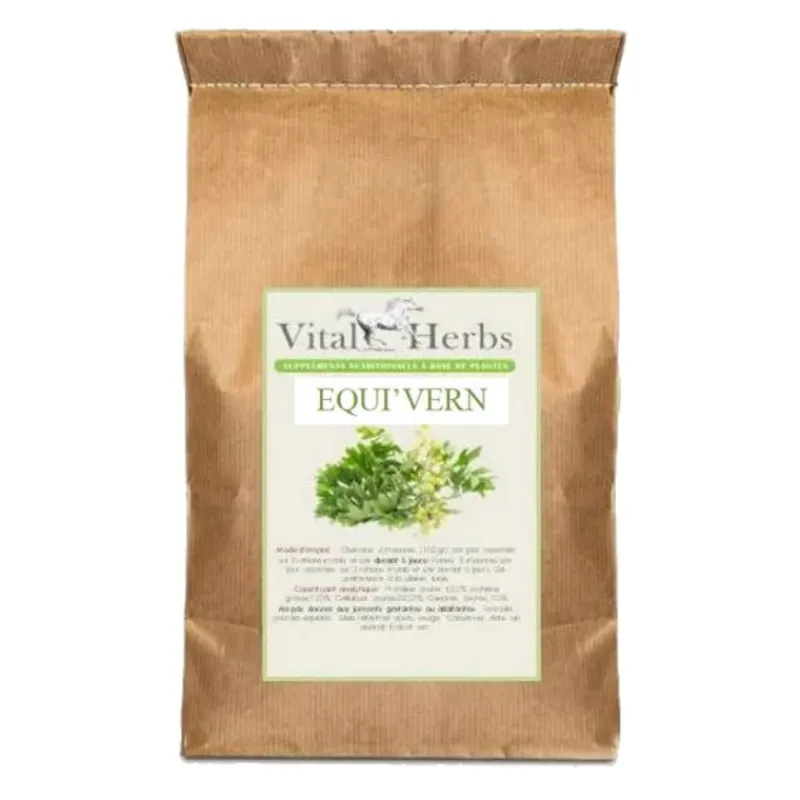 VITAL HERBS Mélange plantes vermifuge naturel cheval Equi Vern (clean worm) -< Vers Cheval