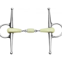 CAVALHORSE Mors à aiguilles cheval double brisure résine pomme Flexi< Mors Cheval
