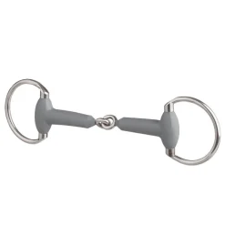 BERIS Mors à olives cheval simple brisure medium -< Mors Cheval