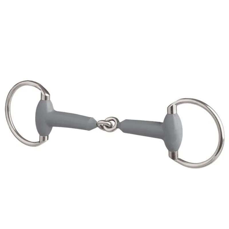 BERIS Mors à olives cheval simple brisure medium -< Mors Cheval