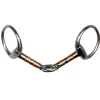 HARRY'S HORSE Mors à olives double brisure cheval avec rouleaux en cuivre< Mors Cheval