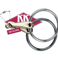 SPRENGER Mors à olives pour bride double brisure KK Ultra en Sensogan 14 mm -< Mors Cheval