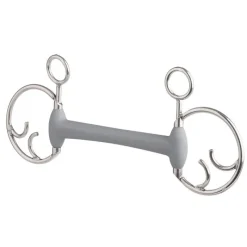 BERIS Mors Baucher cheval avec canon à olives medium -< Mors Cheval