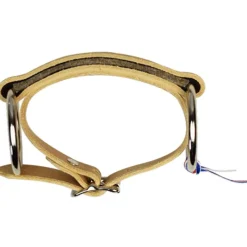RONZON LEGEND Mors cheval plat en cuir à gourmette -< Mors Cheval