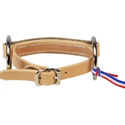 RONZON LEGEND Mors cheval plat en cuir à gourmette -< Mors Cheval