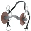 BERIS Mors Combi cheval passage de langue Konnex canon doux -< Mors Cheval