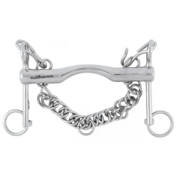 WALDHAUSEN Mors de bride branches courtes inox< Mors Cheval