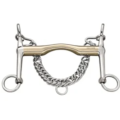 SPRENGER Mors de bride branches courtes en Sensogan 18mm -< Mors Cheval