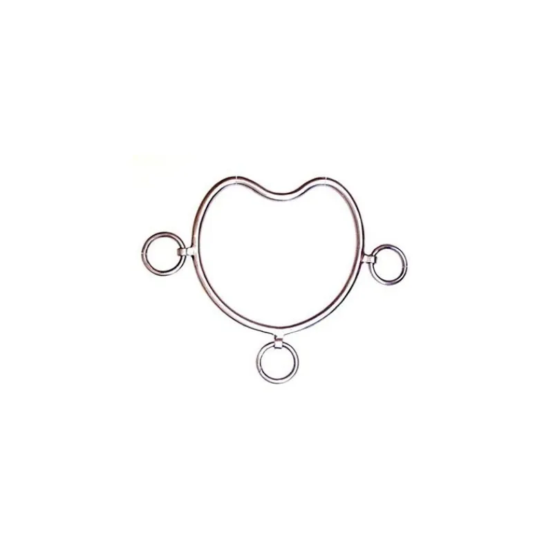 WALDHAUSEN Mors de présentation Chifney inox -< Mors Cheval