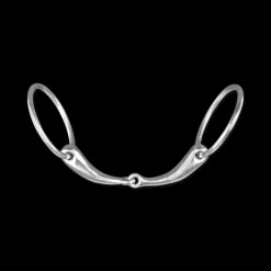 WALDHAUSEN Mors deux anneaux anatomique inox -< Mors Cheval