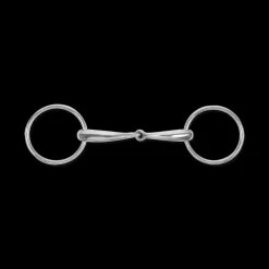 WALDHAUSEN Mors deux anneaux anatomique inox -< Mors Cheval