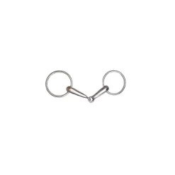 CAVALHORSE Mors deux anneaux brisé inox< Mors Cheval