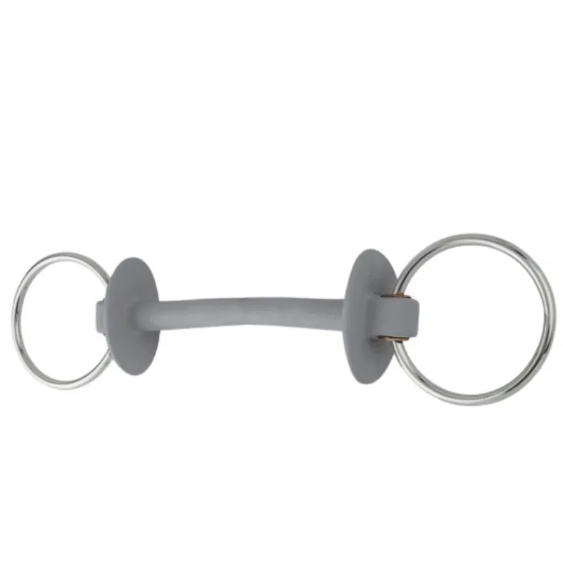 BERIS Mors deux anneaux cheval Prime 7,5 cm canon extra doux -< Mors Cheval