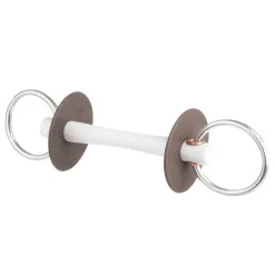 BERIS Mors deux anneaux cheval canon dur Comfort 6 cm -< Mors Cheval