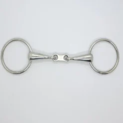 PRO-CONFORT HORSEWEAR Mors deux anneaux cheval double brisure plat Pro Confort - Harcour< Mors Cheval