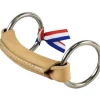 RONZON LEGEND Mors deux anneaux cheval cuir rond -< Mors Cheval