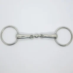 PRO-CONFORT HORSEWEAR Mors deux anneaux cheval double brisure rond Pro Confort - Harcour< Mors Cheval