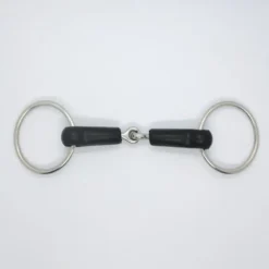 PRO-CONFORT HORSEWEAR Mors deux anneaux en caoutchouc cheval Pro Confort - Harcour< Mors Cheval