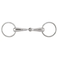 WALDHAUSEN Mors deux anneaux inox canon 18 mm -< Mors Cheval