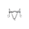 CAVALHORSE Mors l'hotte droit inox< Mors Cheval