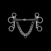 WALDHAUSEN Mors Pelham brisé caoutchouc -< Mors Cheval