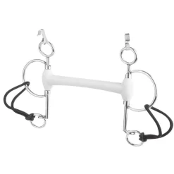 BERIS Mors Pelham cheval canon à olives long doux -< Mors Cheval