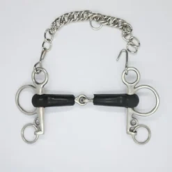 PRO-CONFORT HORSEWEAR Mors Pelham cheval caoutchouc Pro Confort - Harcour< Mors Cheval