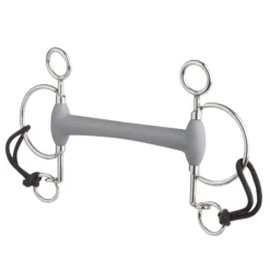 BERIS Mors Pelham cheval court canon à olives dur -< Mors Cheval