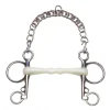 CAVALHORSE Mors pelham cheval droit résine pomme Flexi< Mors Cheval