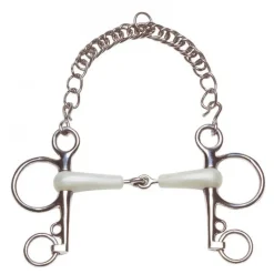 CAVALHORSE Mors Pelham cheval résine pomme Flexi< Mors Cheval