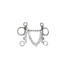CAVALHORSE Mors Pelham droit inox< Mors Cheval