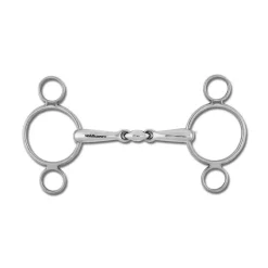 WALDHAUSEN Mors Pessoa 2 anneaux double brisure -< Mors Cheval