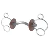 BERIS Mors Pessoa 2 anneaux cheval passage de langue Konnex canon doux -< Mors Cheval