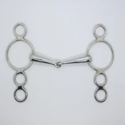 PRO-CONFORT HORSEWEAR Mors Pessoa cheval 3 anneaux canon fin 18 mm Pro Confort - Harcour< Mors Cheval