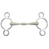 CAVALHORSE Mors Pessoa trois anneaux double brisure résine pomme Flexi< Mors Cheval