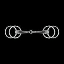 WALDHAUSEN Mors quatre anneaux inox -< Mors Cheval