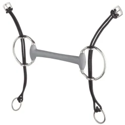 BERIS Mors releveur cheval canon à olives médium -< Mors Cheval