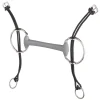 BERIS Mors releveur cheval canon à olives dur -< Mors Cheval