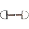 HARRY'S HORSE Mors verdun brisé inox à rouleau de cuivre< Mors Cheval