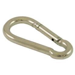 STABLE PRO Mousqueton alpiniste acier galvanisé 40 mm< Matériel D'Écurie