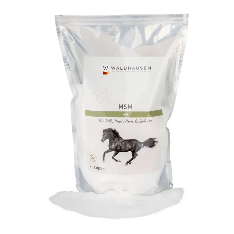 WALDHAUSEN MSM cheval - articulations et bien être général -< Complément Peau Cheval|Msm, Glucosamine Et Chondroïtine