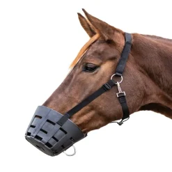 WALDHAUSEN Muselière cheval Easy Clean -< Panier Anti-Colique Cheval|Colique Cheval