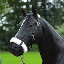 STABLE PRO Muselière cheval en mouton synthétique< Panier Anti-Colique Cheval