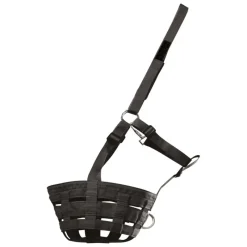 WALDHAUSEN Muselière cheval tissu fond caoutchouc -< Panier Anti-Colique Cheval|Colique Cheval