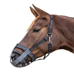 WALDHAUSEN Muselière tissu cheval ou poney -< Panier Anti-Fourbure Cheval