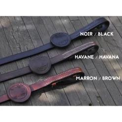 IHWT Muserolle combinée cuir Confort -< Accessoires De Bridon Cheval