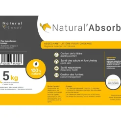 NATURAL INNOV Natural'Absorb litière cheval - Natural'Innov< Entretien Boxes